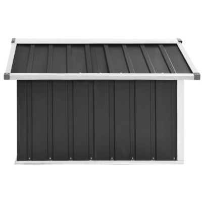 Abri pour robot de jardin 92x97x63cm Acier galvanisé Anthracite vidaXL