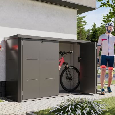 Abri pour vélo en acier de  1,5m² - Velotto Telluria