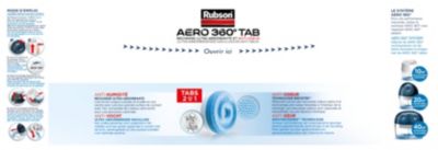 Absorbeur d'humidité AERO 360° Rubson 6 recharges
