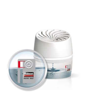 Absorbeur d'humidité avec 1 recharge Rubson Aero 360° pour surface de 10 m²