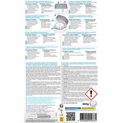 Absorbeur d'humidité compact 15m² gris + 1 tablette 500g Starwax