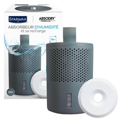 Absorbeur d'humidité compact 25m² + 1 tablette 500g Starwax — free download