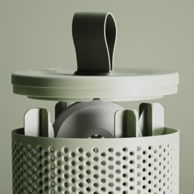 Absorbeur d'humidité compact 25m² vert kaki + 1 tablette 500g Starwax