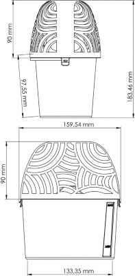 Absorbeur d'humidité GoodHome 20m² + 1 recharge galet 450g