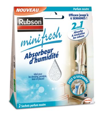 Absorbeur d'humidité Mini fresh neutre 2x50g Rubson