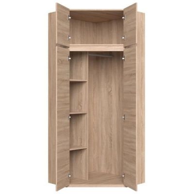 ACADEMICA Armoire d'angle - chêne sonoma - Chambre - 80,5 cm