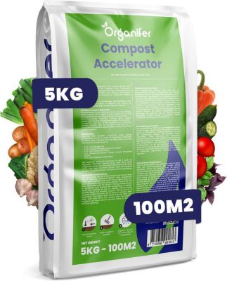 Accélérateur De Compost - 5 Kg Pour 25 À 100 M2 / 5 M3 - Pour Un Compost De Meilleure Qualité En Moins De Temps - Organifer