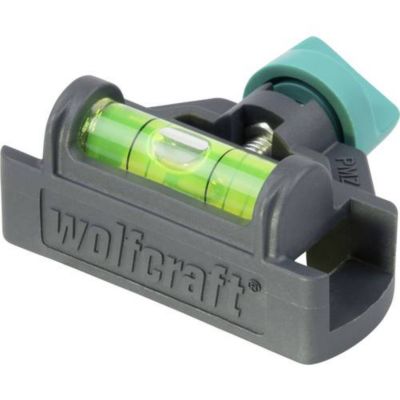 Accessoire niveau à bulle pour mètre pliant Wolfcraft 5222000, plastique, pour alignement horizontal précis