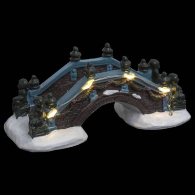 Accessoire village pont lumineux 4 led assorti - feeric lights & christmas