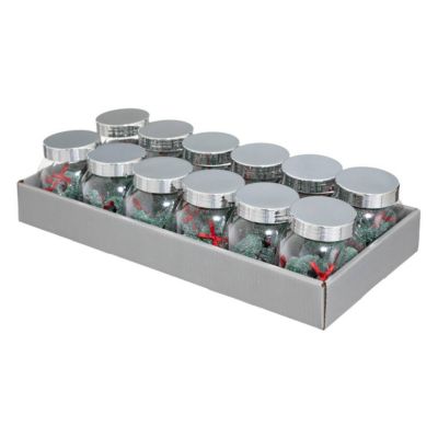 Accessoires bocal couronne rouge  3x8cm - Atmosphera Créateur d'intérieur