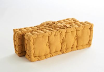 Accoudoir ocre 58 x 60 xm