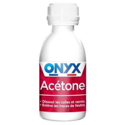 Acétone Onyx pièces métalliques et tissus Onyx 190ml