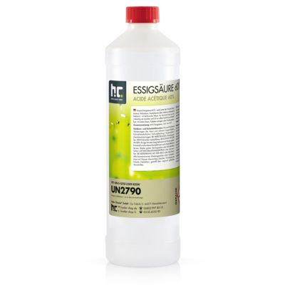 Acide Acétique 60 %, 1 x 1 L : Nettoyant Concentré,  Et Économique Pour Un Usage Ménager Polyvalent