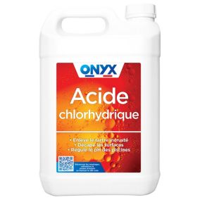 Acide chlorhydrique pour métal, carrelage, canalisations Onyx 5L
