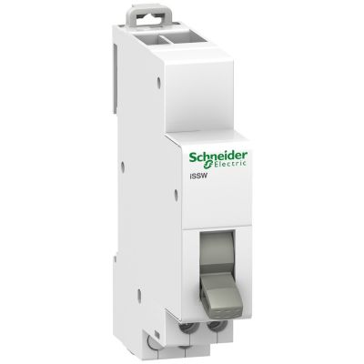 Acti9, iSSW commutateur 3 positions 1 contact inverseur OF 20A 230V - A9E18073