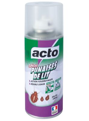 Acto Punaises De Lit Aerosol Auto Diffusant 125ml Castorama