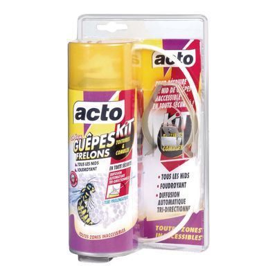 Acto spécial guêpes-frelons, kit spécial toitures et combles