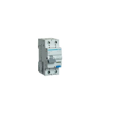 Ad975b Disjoncteur Différentiel Hager 1p+n 25a 30ma 6ka Type Ac - Neutre à Droite - Auxiliarisable
