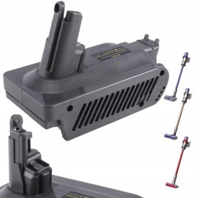 Adaptateur Batterie Bosch 18V vers Dyson V10 - ABS Résistant, Compatible V10 Cyclone/Animal/Absolute, 4.0Ah Min