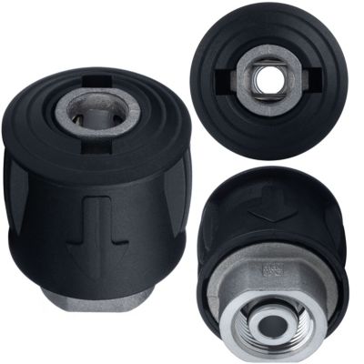 Adaptateur Click-M22 Métal - Raccord Rapide, 160 Bar, M22x1,5 mm, Compatible avec nettoyeur Kärcher K2-K7