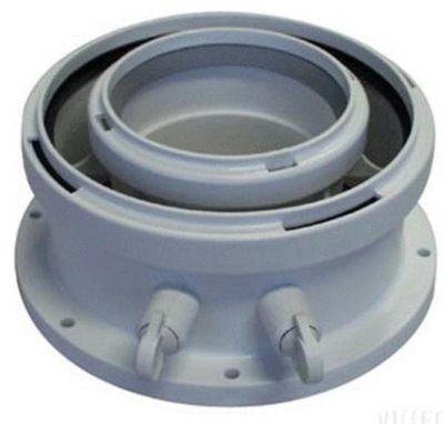 Adaptateur concentrique diam : 80/12 - FC-CA80 RACCORD VERTICALE 80/125 Condens