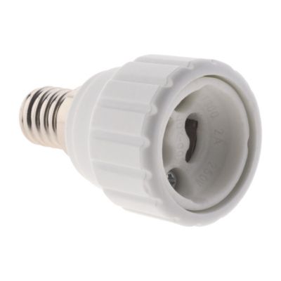 Adaptateur de douille E14 vers GU10 à visser - Zenitech