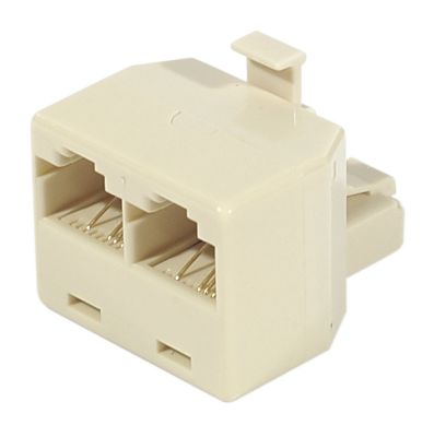 Adaptateur doubleur RJ45 mâle 2x femelle CONECTICPLUS