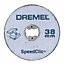Adaptateur Dremel SpeedClic + 2 disques