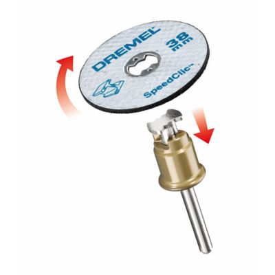 Adaptateur De Ponçage Dremel S407 EZ Speedclic + 2 Bandes Abrasives - 18W - Neuf