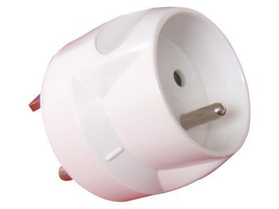 Adaptateur Mâle 20A en femelle 16A blanc Diall