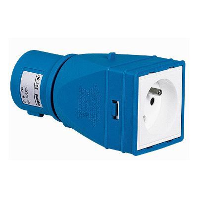 Adaptateur prise industrielle Legrand 2 P+T 16 ampères