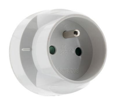 Adaptateur Prise 16A Vers Socle 20A - NEUF - Installation électrique
