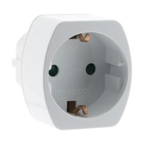 Adaptateur prise voyage Allemagne vers France - Schuko - Zenitech