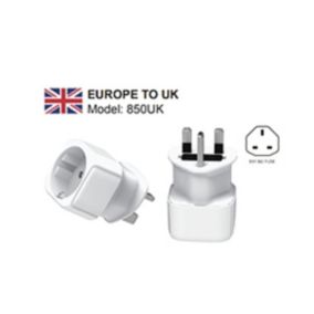 Adaptateur prise voyage France/UE vers Angleterre/UK - Zenitech