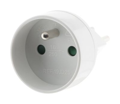 Adaptateur prise voyage France/UE vers Suisse - Zenitech