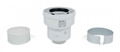 Adaptateur vertical 60-100 à 80-125-74297-74297