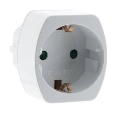 Adaptateur voyage Allemagne/France - Schuko - Zenitech