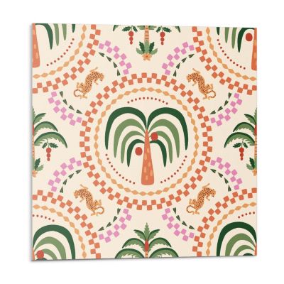 Adhésif Vinyle Carreaux Wallfluent 20x20 cm Motifs Végétaux Tropicaux 20 pièces