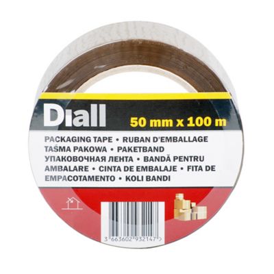 Adhésif d'emballage marron, 50 mm x 100 m