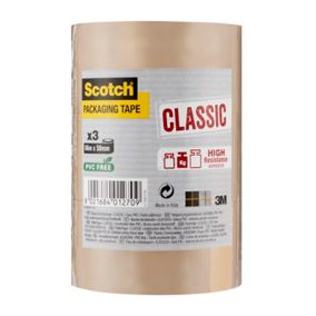Scotch ruban d'emballage Classic, ft 48 mm x 66 m, brun, par rouleau