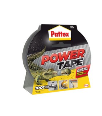 Adhésif de réparation Pattex Power tape gris 25m