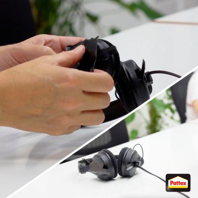Adhésif de réparation Pattex Power Tape noir, 25 m