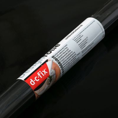 Adhésif décoratif d-c-fix® Uni brillant noir 2m x 0.675m