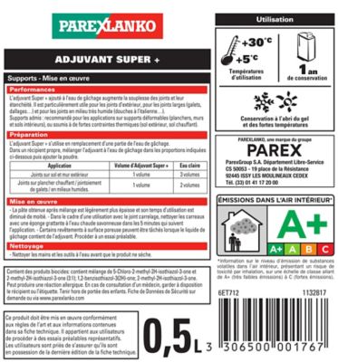 Adjuvant joint carrelage Parexlanko Super+ 0,5L