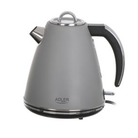 Adler AD 1343 Bouilloire en métal Grey, 1,5 L STRIX