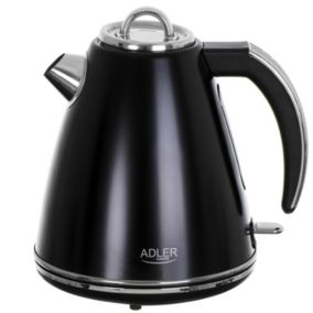 Adler AD 1343 Bouilloire noire métal 1,5 L STRIX - Capacité maxi : 1,5 L - Témoin de contrôle