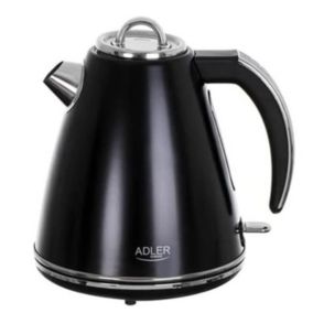 Adler AD 1343B Bouilloire électrique en métal 1,5 litres Système de contrôle de sécurité, Puissance max. 2200W, Noir