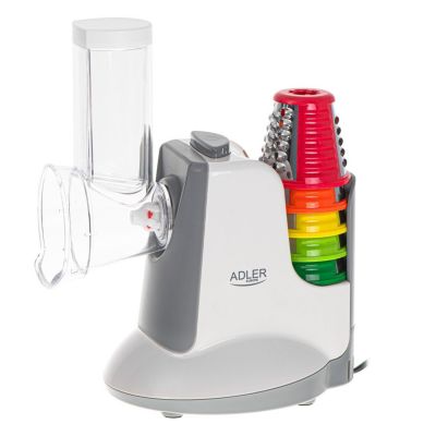 ADLER EUROPE AD4815 Hachoir électrique à légumes, râpe à 5 pointes y compris râpe, puissance 150 W