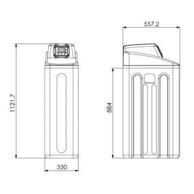 Adoucisseur Apic Deimos Plus 22L 4 personnes