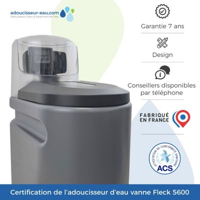 Adoucisseur D'eau 20l Fleck 5600 Sxt Complet Avec Accessoires